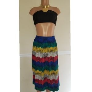 Vintage Multicolor Skirt